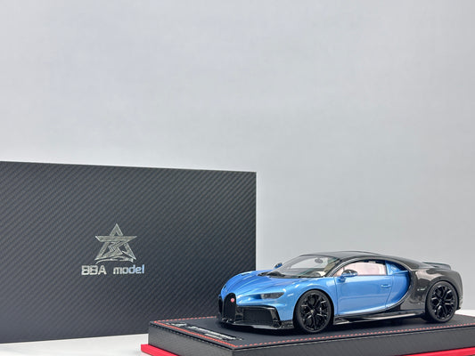 BBA MODEL 1/18 Bugatti Chiron Profilée – Ice Blue (BBA071)