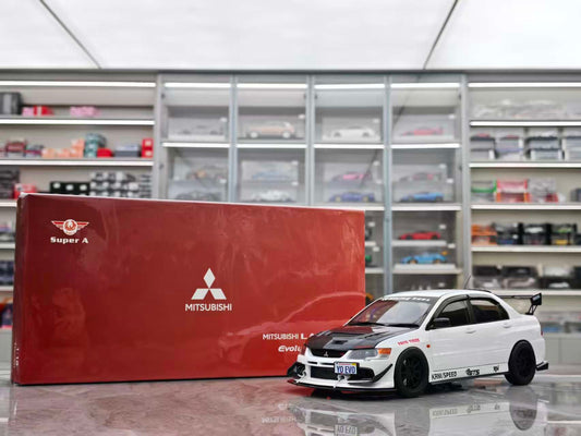 SUPER A 1/18 Mitsubishi VEO 9th Generation MRFQ-360 Southeast Asia Special Edition White SUP018