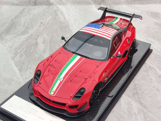 CE 1/18 Ferrari 599 XX EVO #4 Red Resin Model JS-CE019
