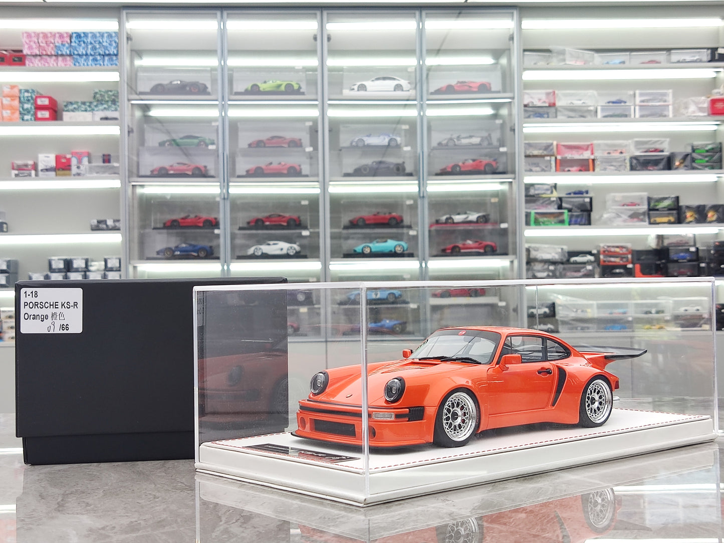RUNNER 1/18 Porsche KS-R Limited Edition Model Car Ornaments