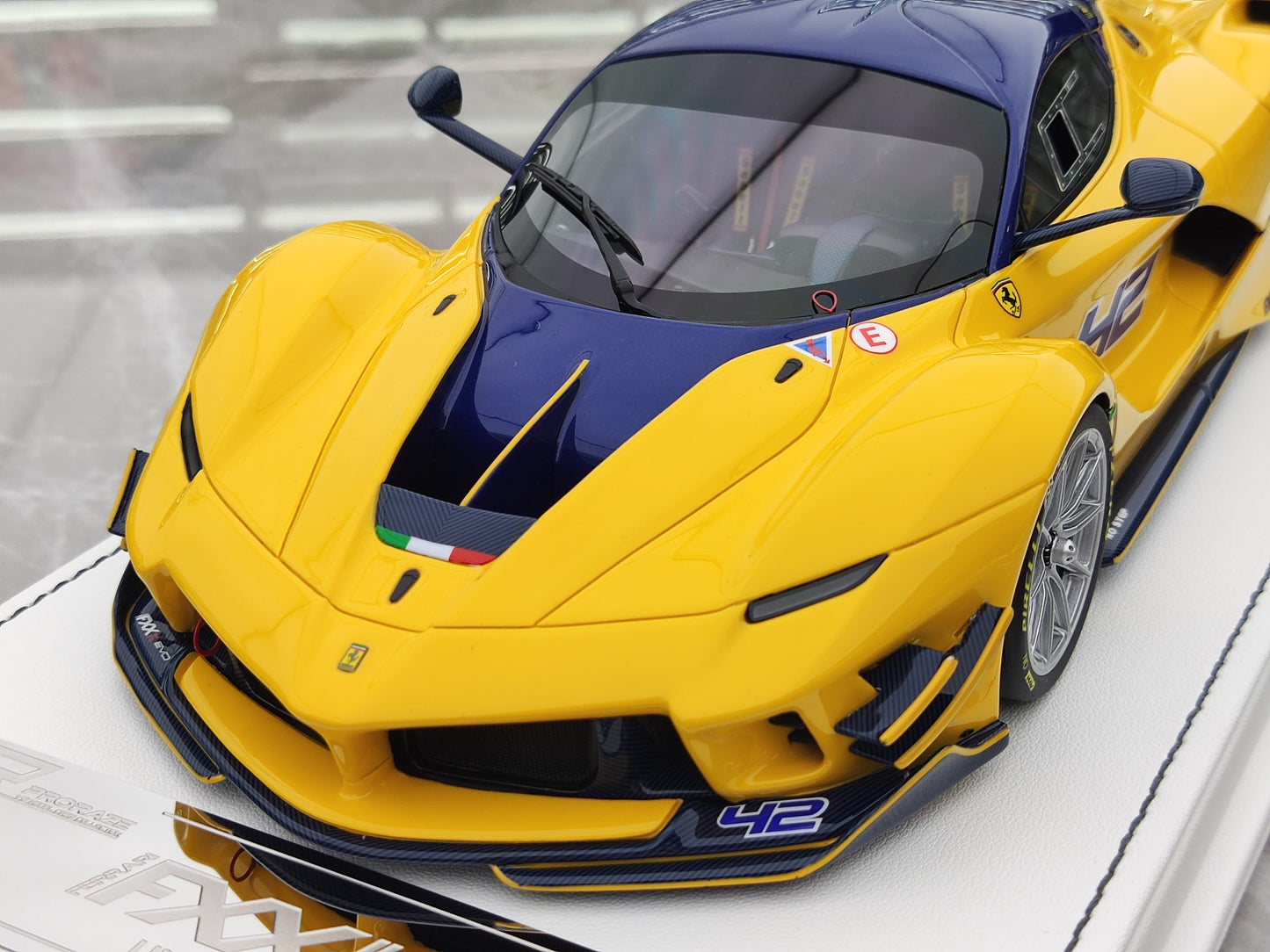 PR 1/18 Ferrari FXXK EVO Yellow Limited Edition Car Model PR-003