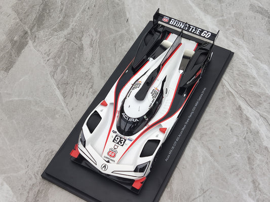 Topspeed 1/18 Acura ARX-06 GTP #93 Acura Meyer Shank Racing White Livery TS0631