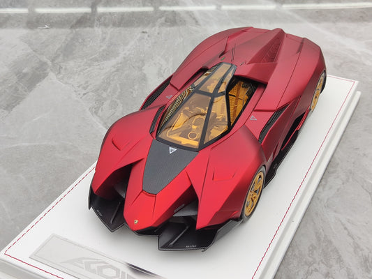 CE 1/18 Lamborghini Egoista Matte Red Limited Edition Car Model JS-CE002