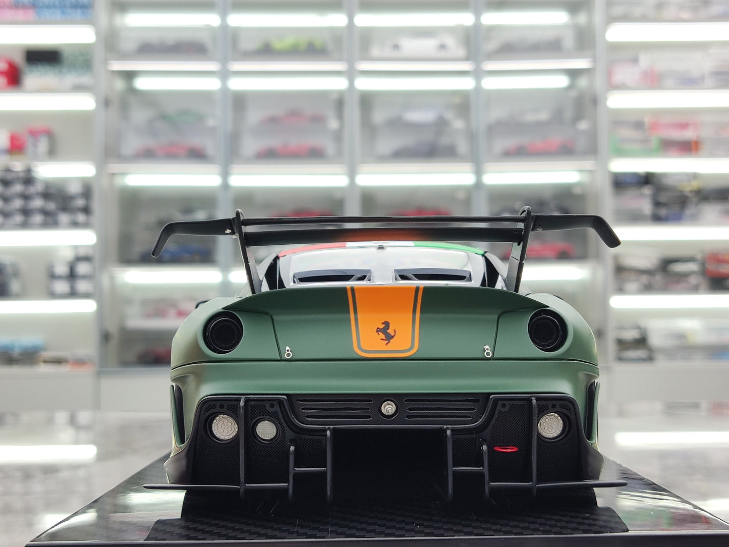 CE 1/18 Ferrari 599 XX EVO #92 Green Resin Car Model JS-020