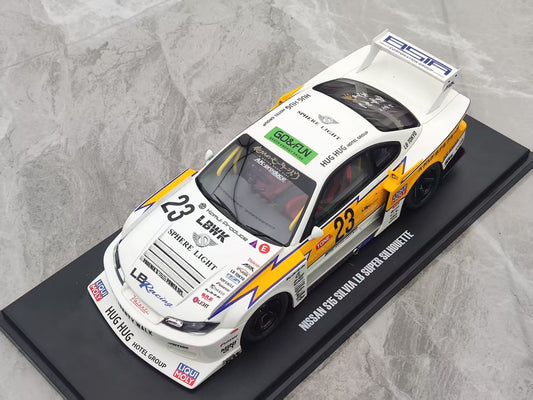 GT Spirit 1/18 Nissan S15 SILVA LB SUPER SILHOUETTE White GT560