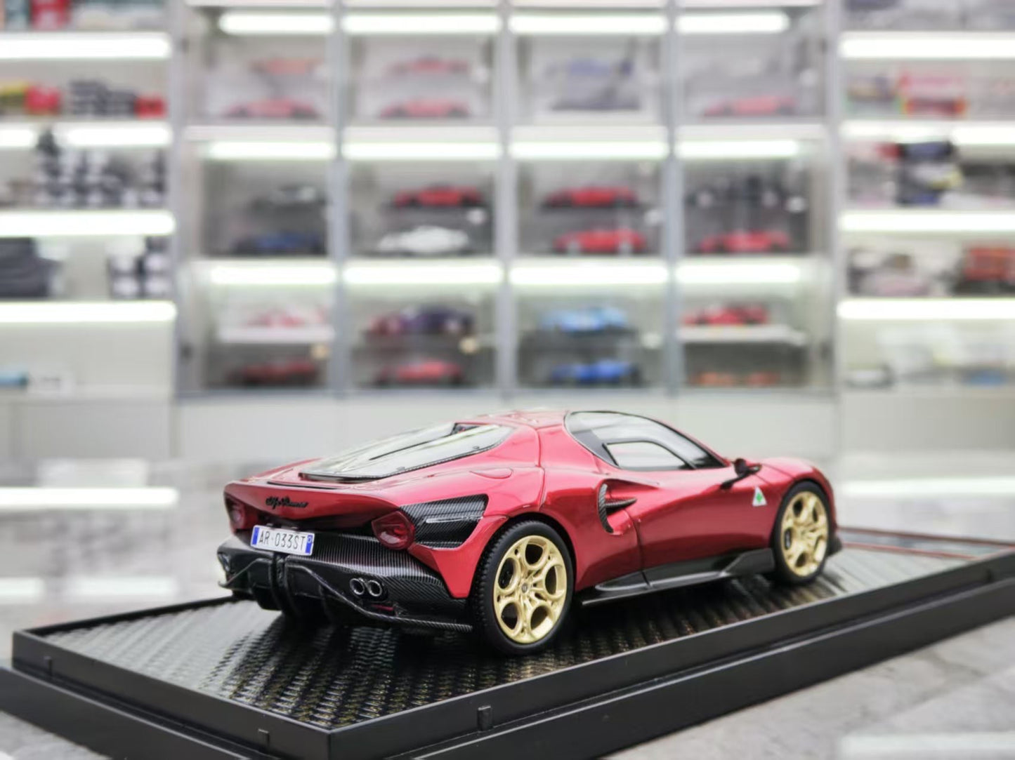 BBR 1/43 Alfa Romeo 33 Stradale Metallic Red Model Car BBRC291CH
