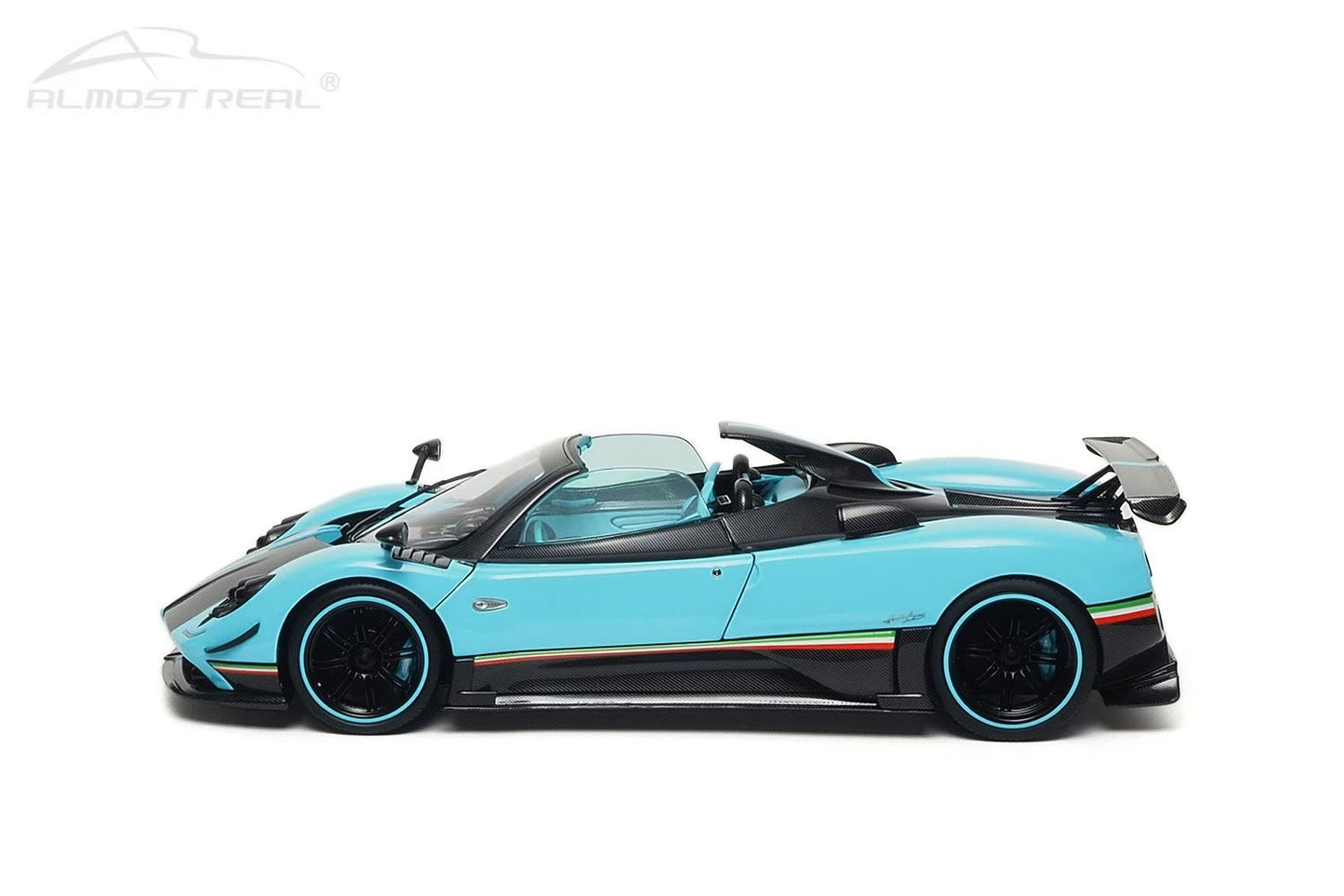 AR+ 1/18 Pagani Zonda Uno Blue All-Opening Alloy Car Model