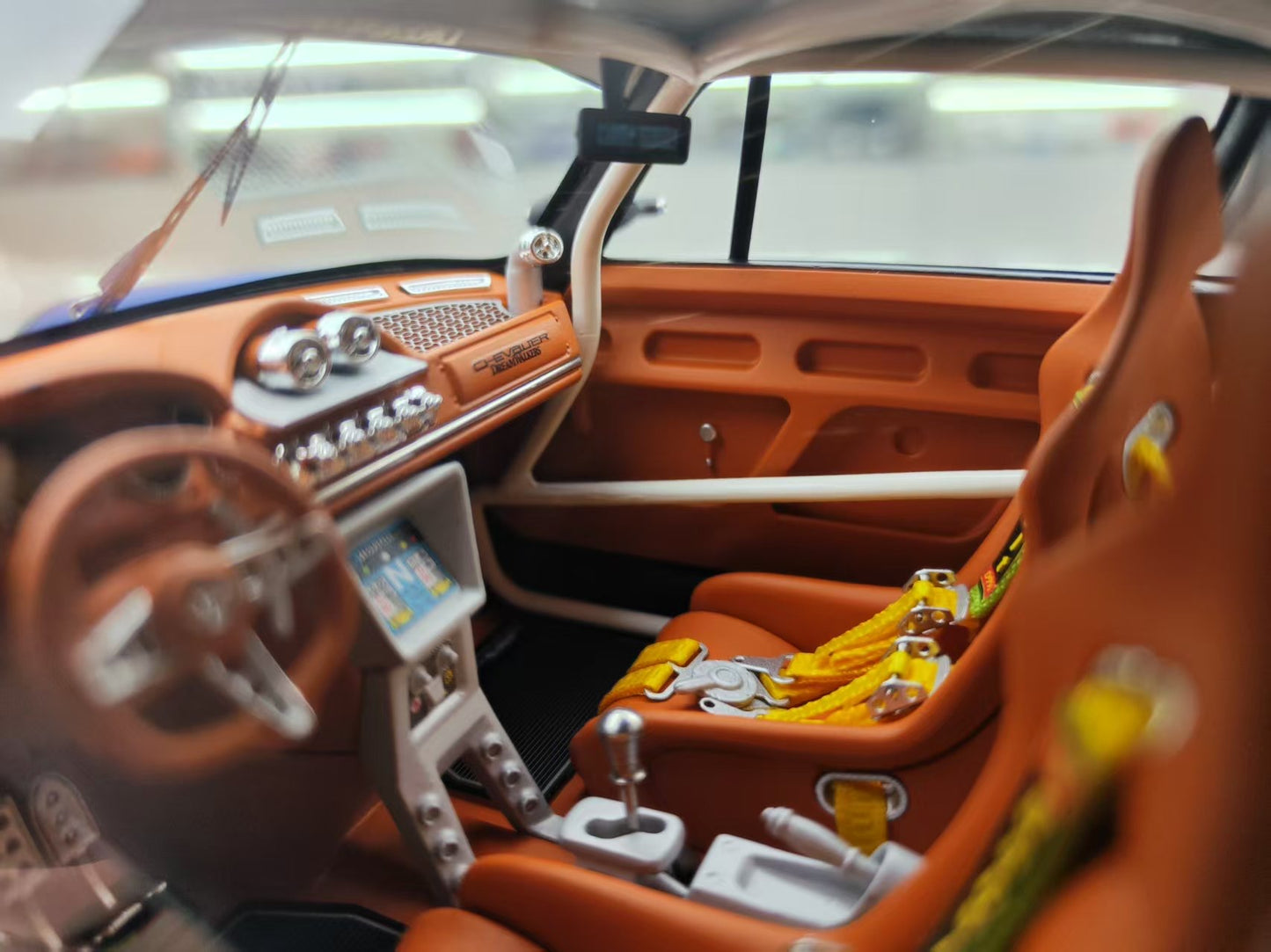 Dreamwallers 1/18 Porsche 911 Modified Blue Simulated Car Model C-D995-BS02