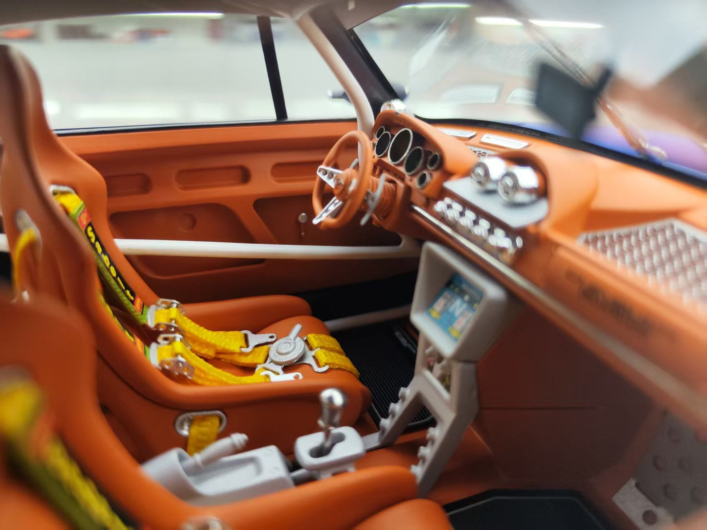 Dreamwallers 1/18 Porsche 911 Modified Blue Simulated Car Model C-D995-BS02