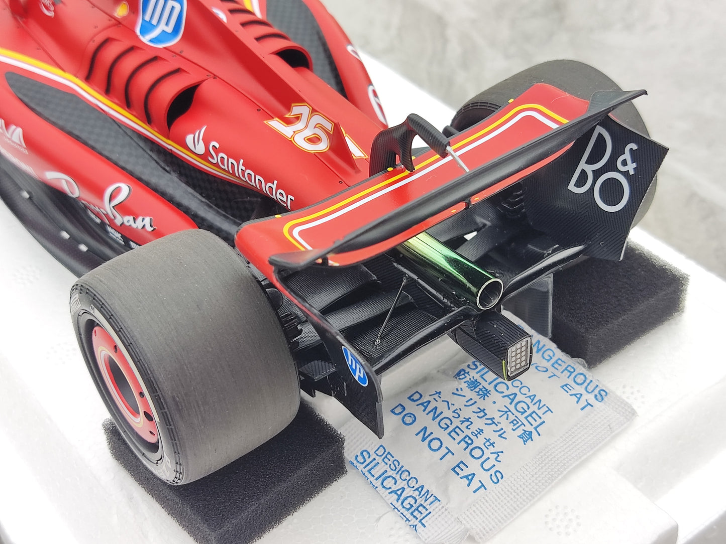 BBR 1/18 Ferrari SF-24 Leclerc 2024 Monaco Grand Prix Champion Red Simulation F1 Model Car BBR241816C