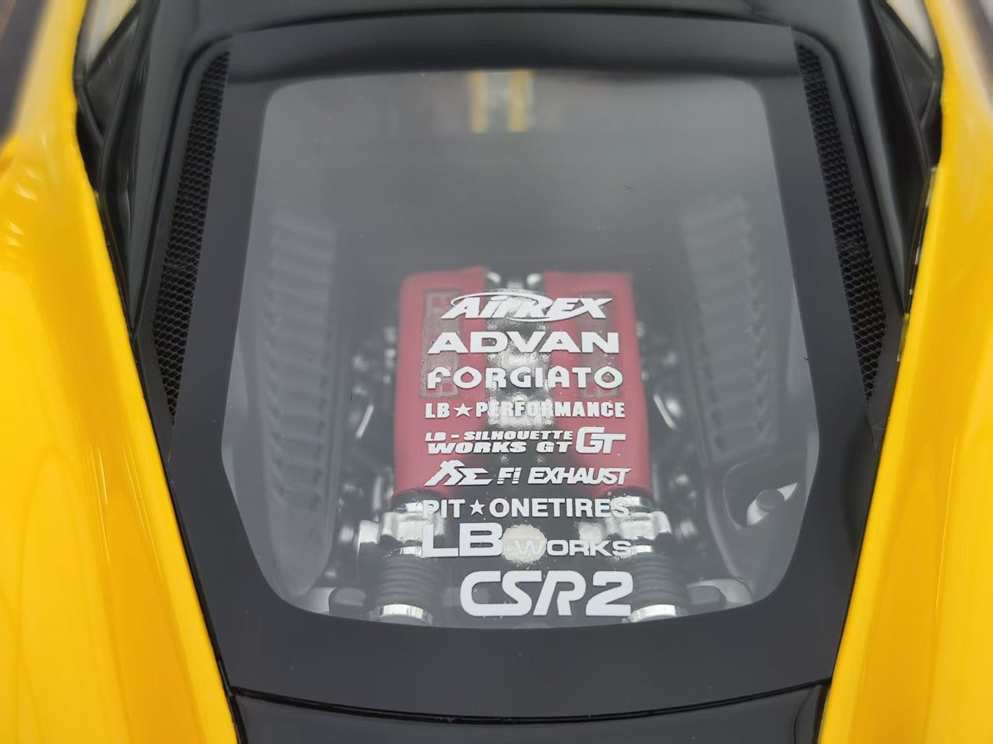 ARES MODEL 1/18 Ferrari 458 Yellow Model Car ARES011