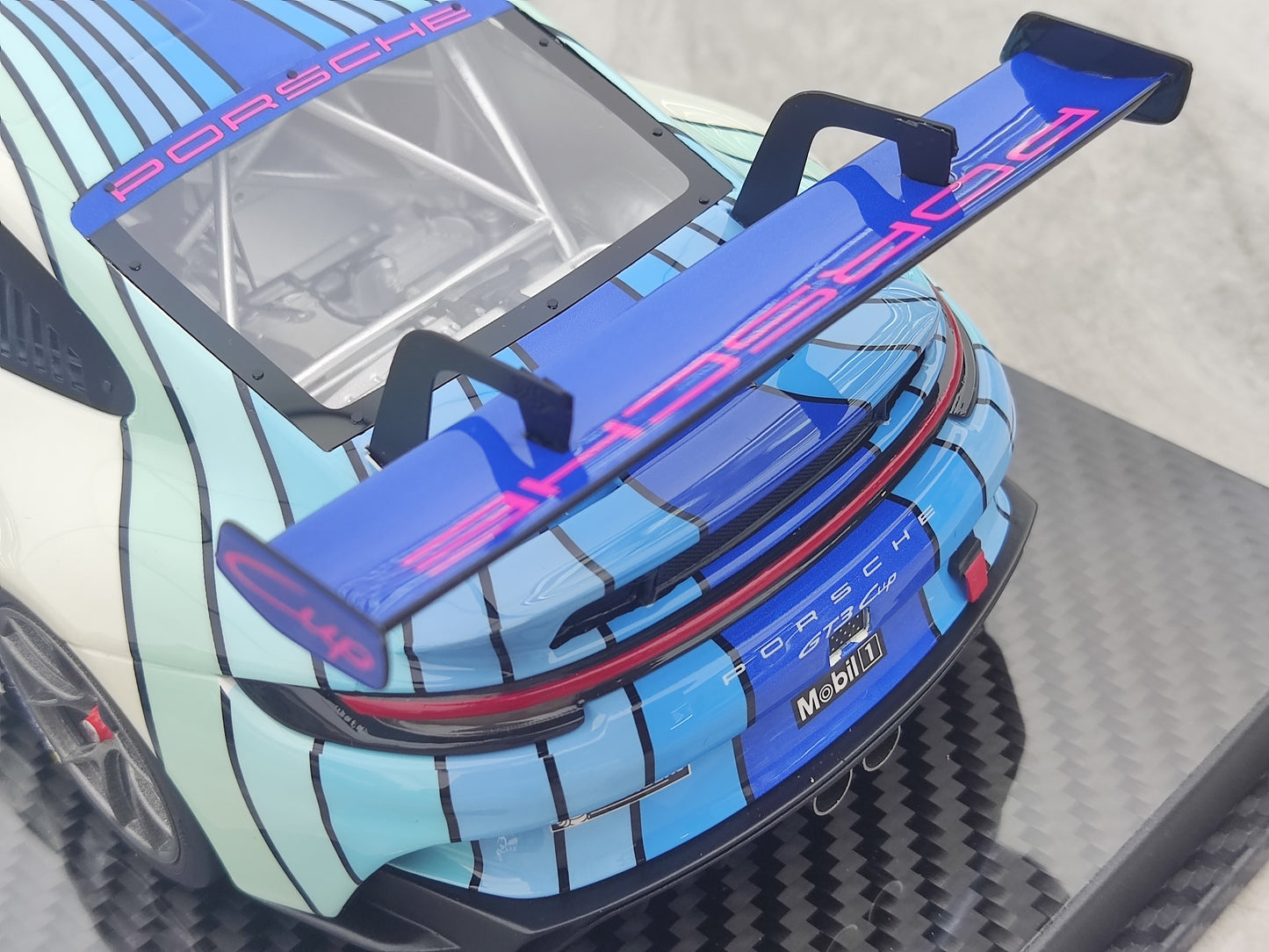 VIP 1/18 Porsche 911 GT3 CUP White Blue Livery VIP177