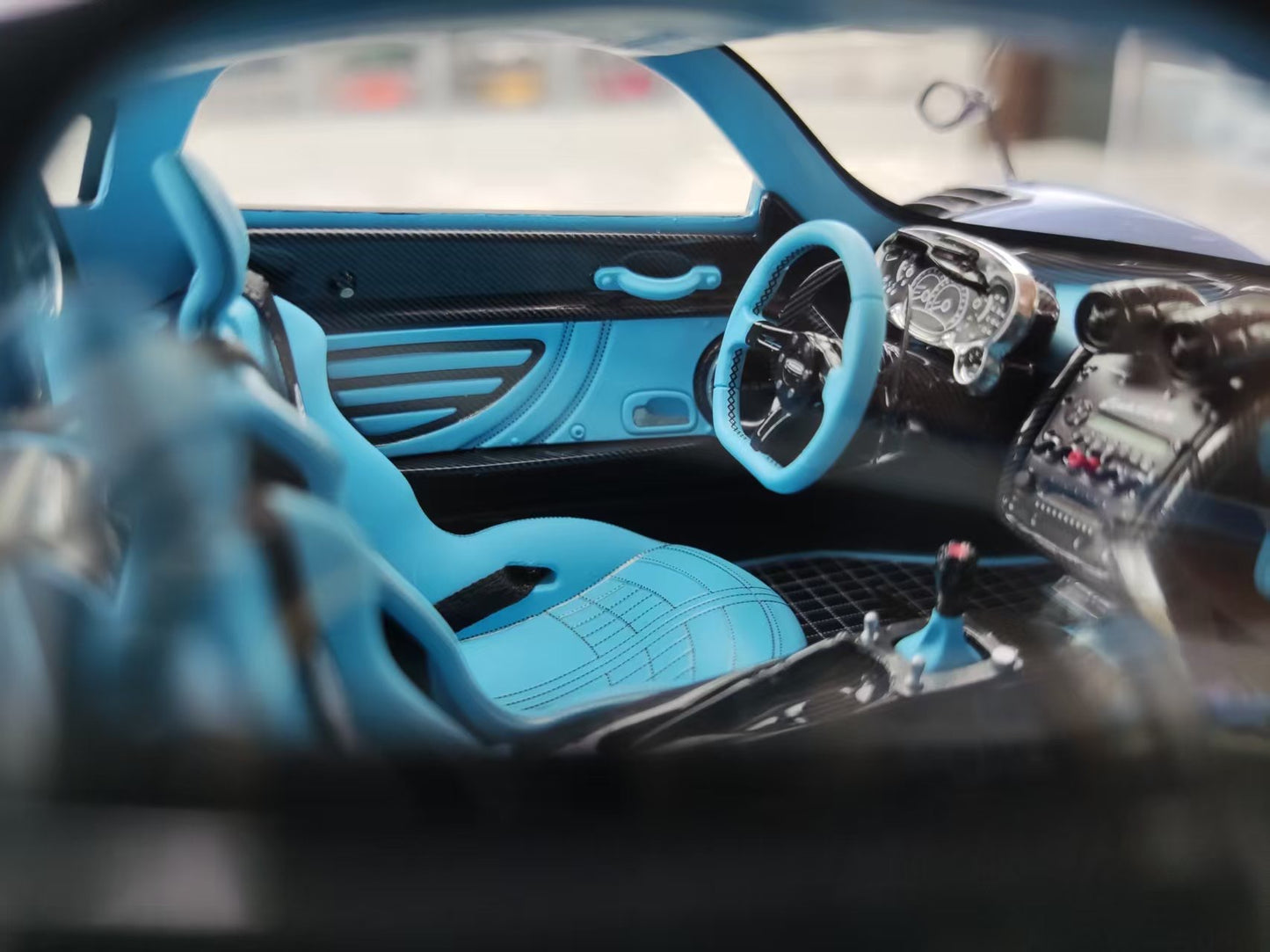 HH Model 1/18 Pagani Zonda Specials Baby Blue HH554
