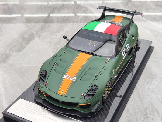 CE 1/18 Ferrari 599 XX EVO #92 Green Resin Car Model JS-020
