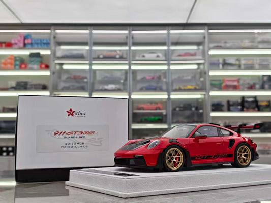 FuelMe 1/18 Porsche 992 GT3RS, Red, FM18010LM-06