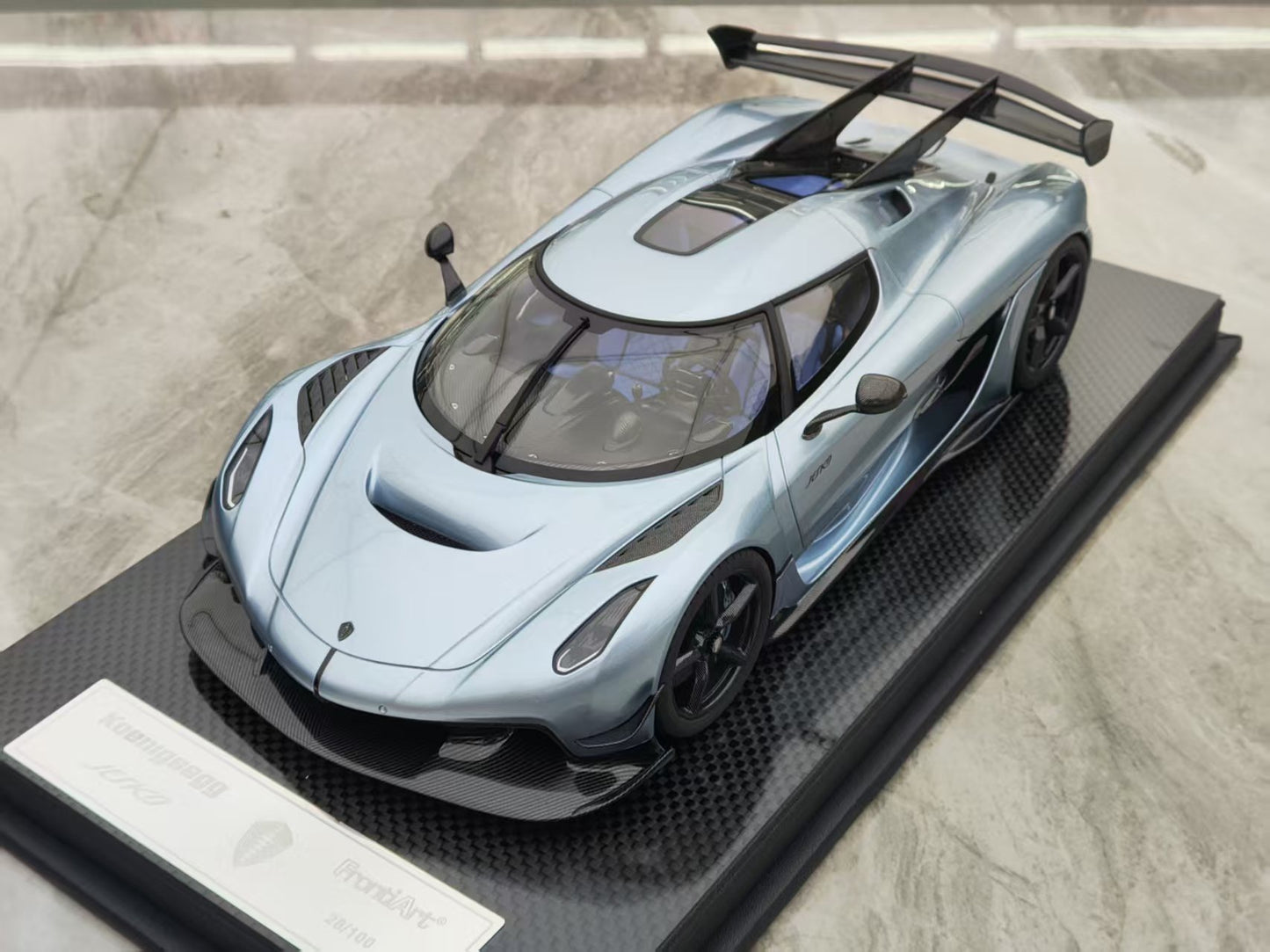 FRONTIART 1/18 Koenigsegg Jesko 7507 Blue Resin Model FA167