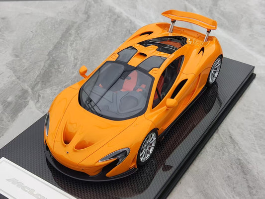 DM 1/18 McLaren P1 Orange Silver Wheel Custom Edition MP999B