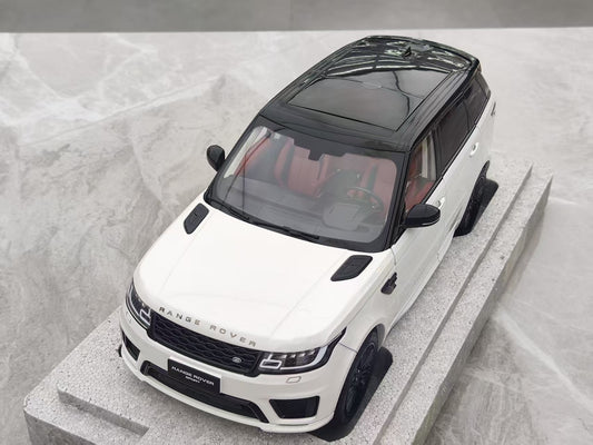 WHELART 1/18 Land Rover Sport White Alloy Model WH003