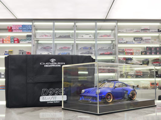 Dreamwallers 1/18 Porsche 911 Modified Blue Simulated Car Model C-D995-BS02