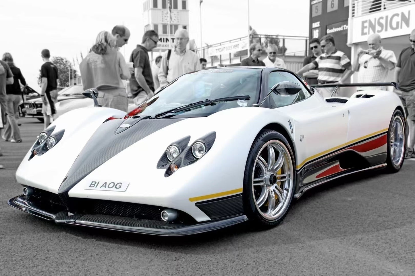 HH Model 1/18 Pagani Zonda F Hardtop Limited Edition Simulation Model Car
