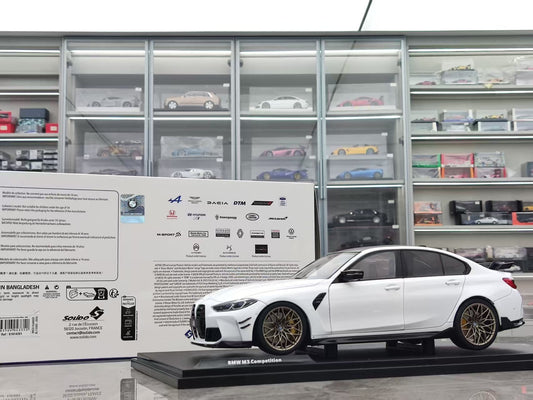 Solido 1/18 BMW M3 (G80) Performance Parts Alpine Weiss Uni, White, S1814301