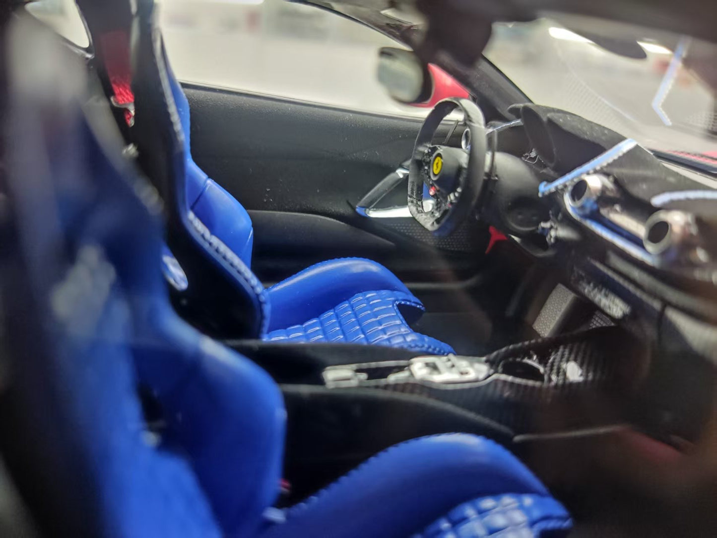 TE 1/18 Ferrari 812 Competizione Matte Red Resin Model JS-TE004