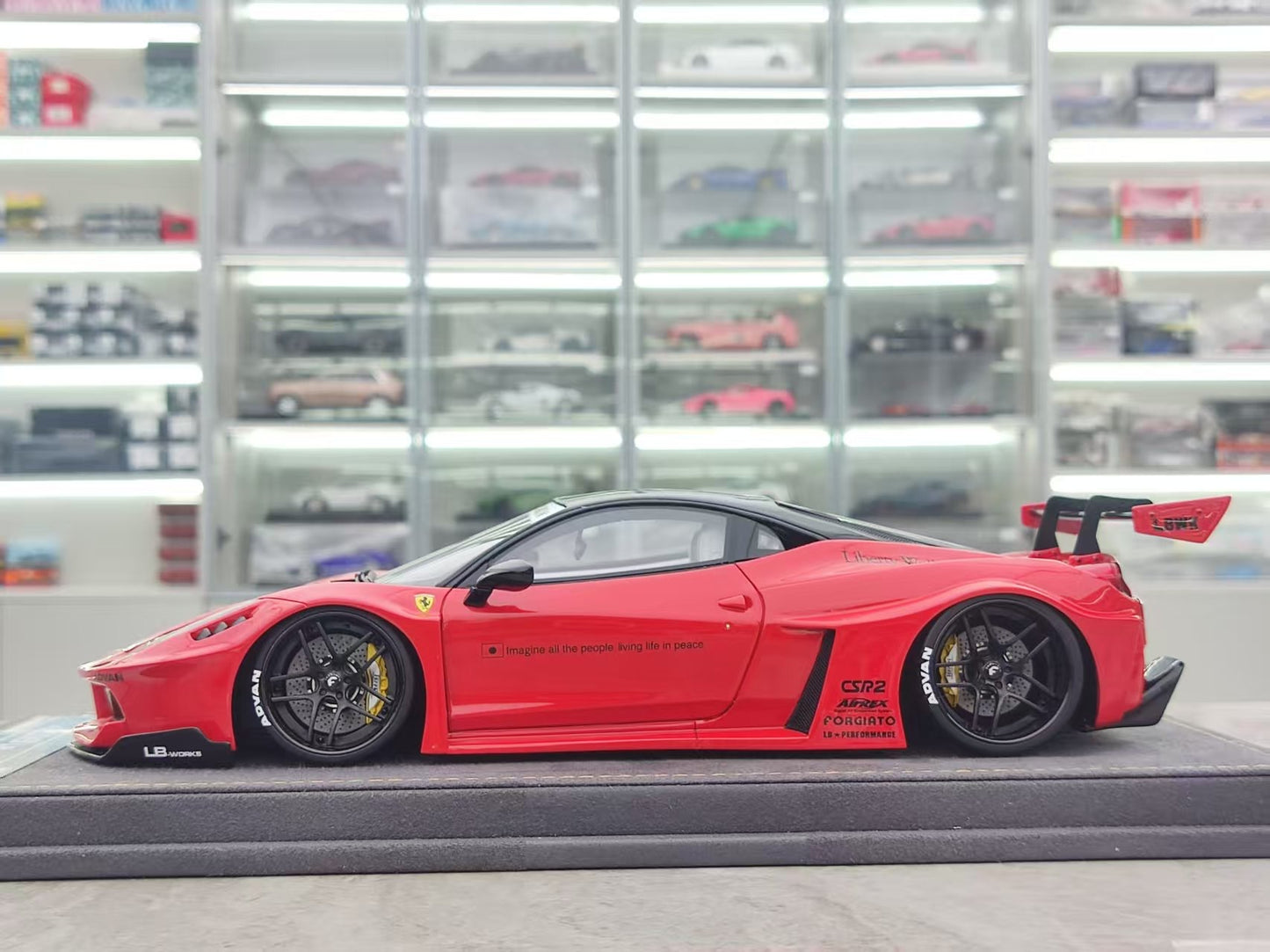 ARES MODEL 1/18 Ferrari 458 Ferrari Red Model Car ARES009