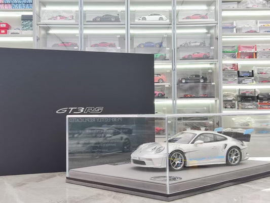 TIMOTHY&PIERRE 1/18 Porsche 911 GT3 RS Sonderwunsch Colorful White/Blue TP187