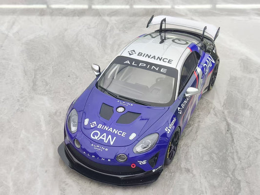 OTTO 1/18 ALPINE A110 GT4 EVO Blue Resin Model Decoration OT1160