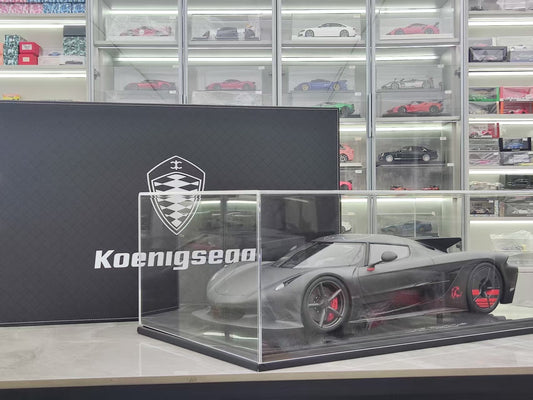 FRONTIART 1/8 Koenigsegg JESKO absolute black high-end car model ornaments FA169
