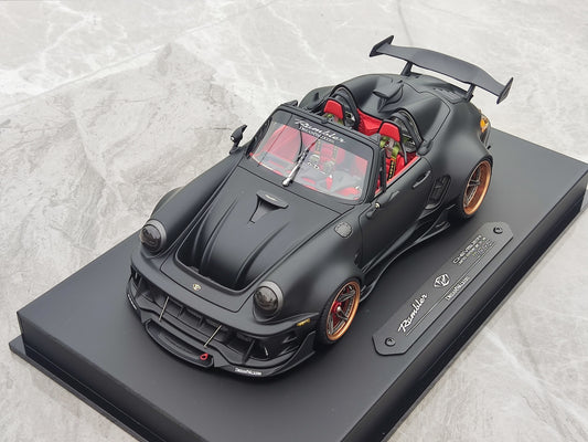 Dreamwalkers 1/18 Porsche CHEVALIER D995 Matte Black Model Car C-D995-BK02
