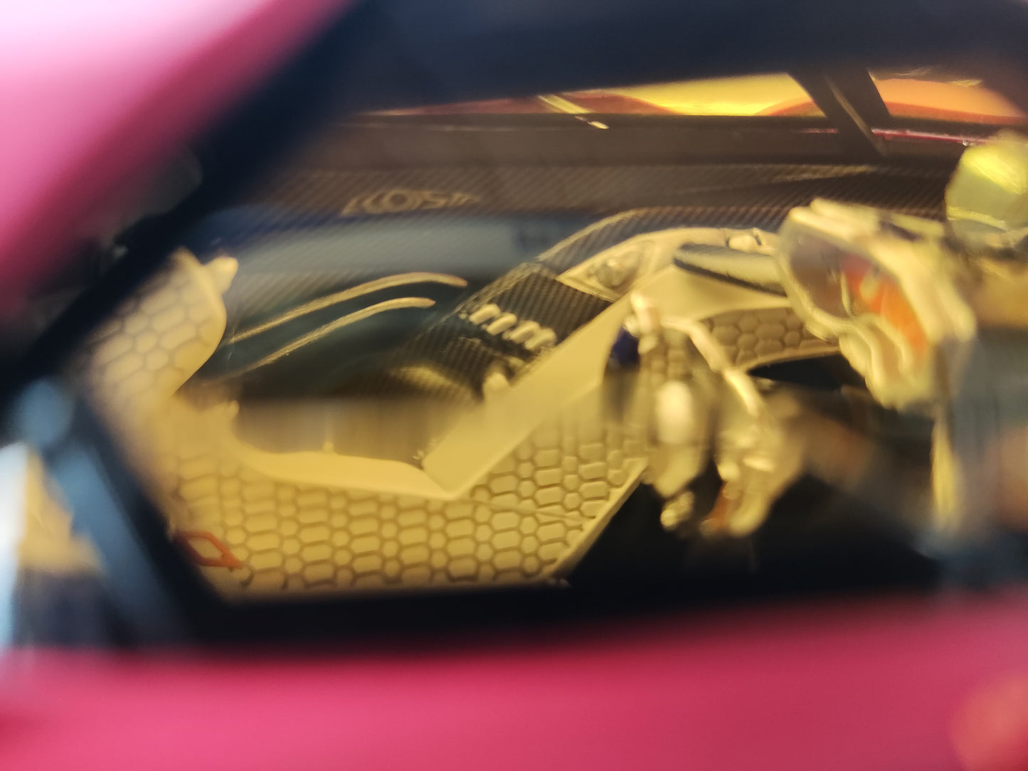CE 1/18 Lamborghini Egoista Matte Red Limited Edition Car Model JS-CE002