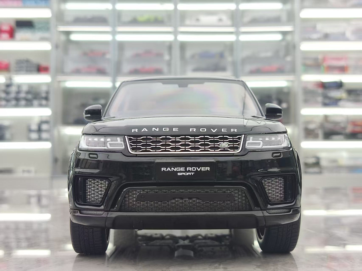 WHELART 1/18 Land Rover Sport Black Alloy Model WH004