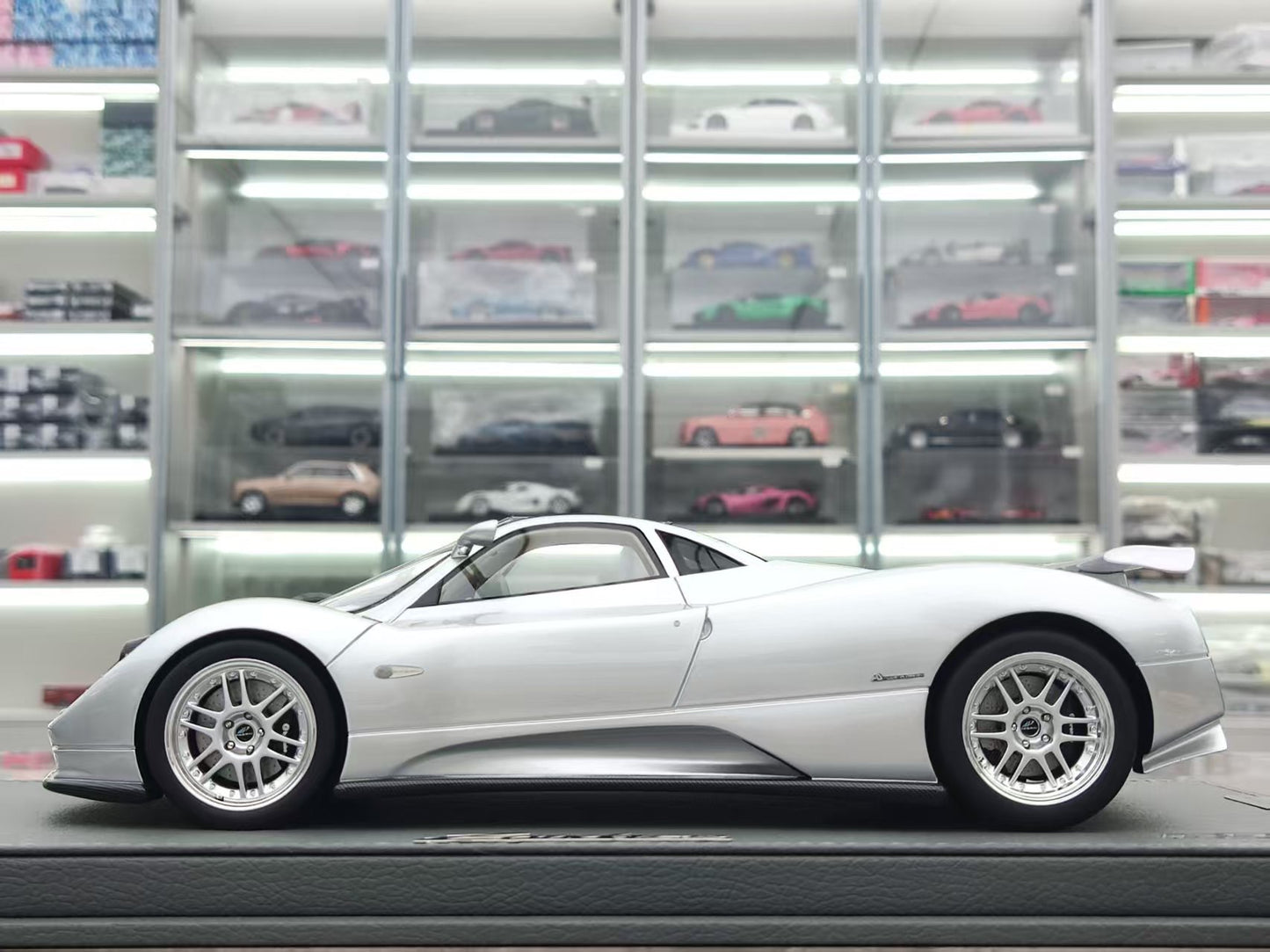 BBR 1/18 Pagani ZONDA C12 001 (20th Anniversary Edition) Silver P18170A