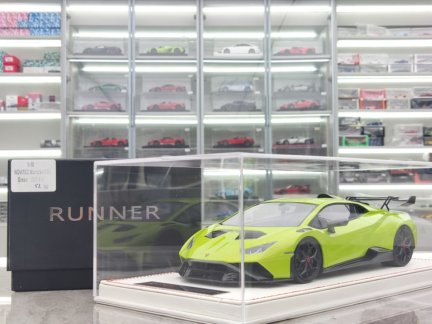 RUNNER 1/18 Lamborghini STO Limited Edition Collectible Model Car