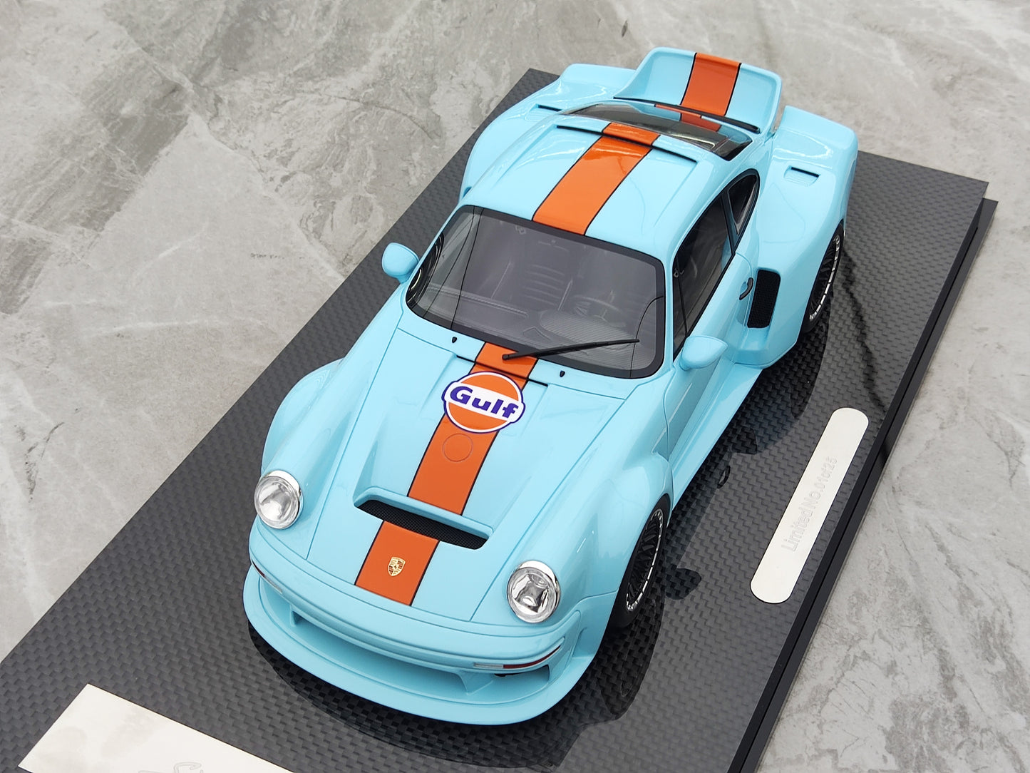 MCM 1/18 Porsche Singer DLS Turbo Carbon Base with Bay Wing and Low Wing MCM014