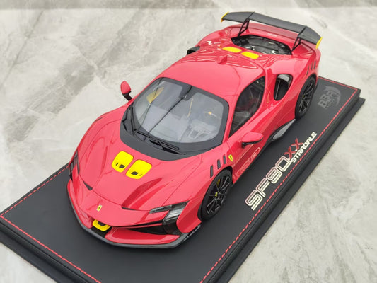 BBR 1/18 Ferrari SF90XX Standard Red Limited Edition Car Model P18237RC