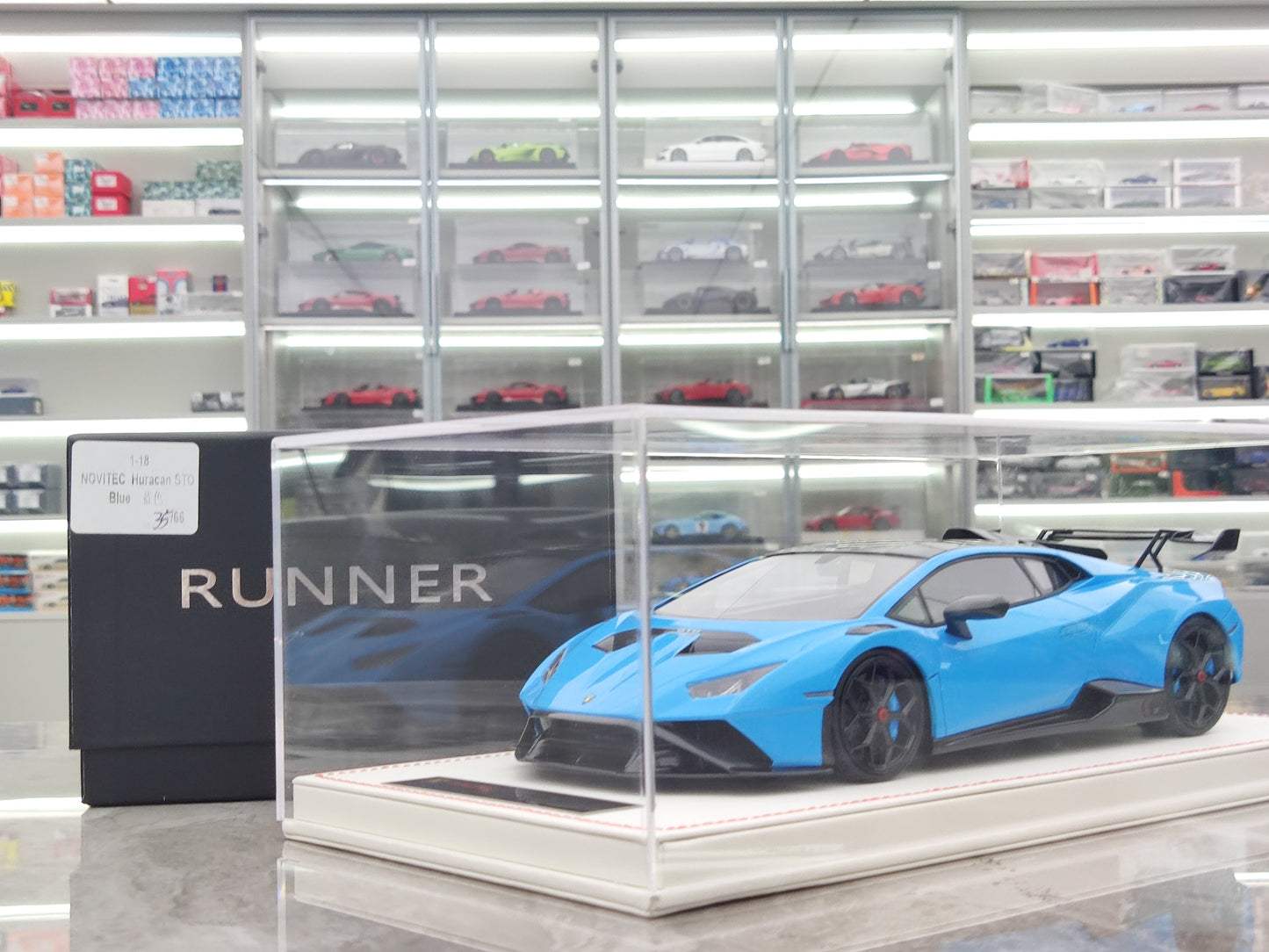 RUNNER 1/18 Lamborghini STO Limited Edition Collectible Model Car