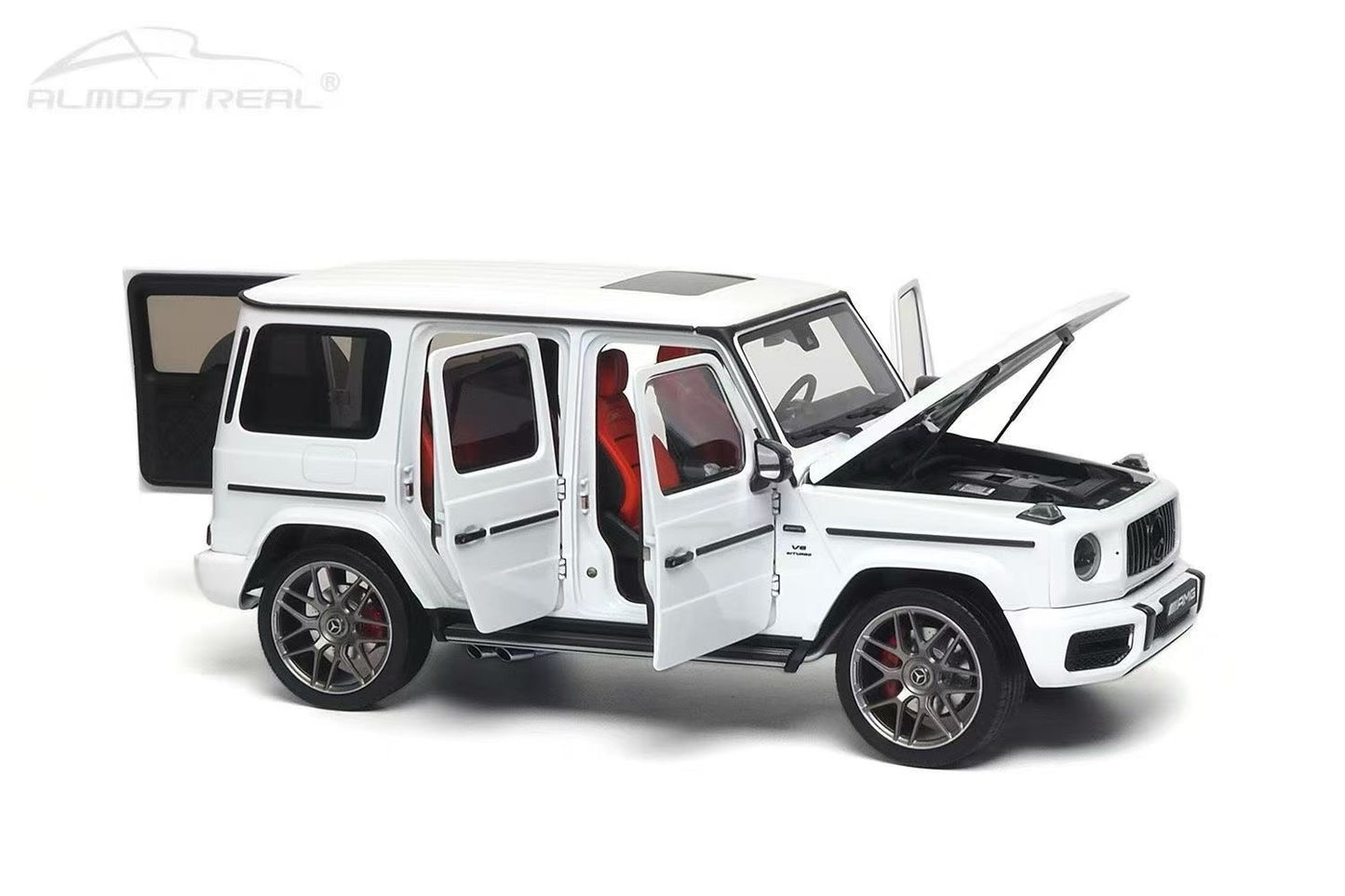 Almost Real 1/18 Mercedes-Benz G63 AMG 55th Anniversary 22 Simulated Car Models Collectible Ornaments