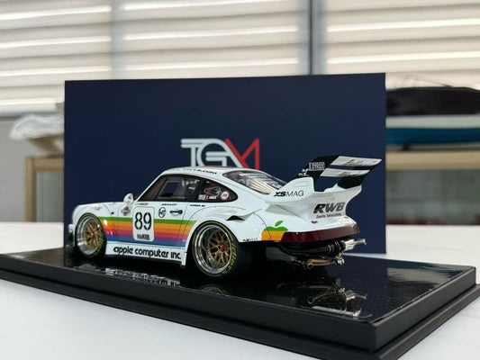 TGM 1/18 Porsche RWB 964 with Apple livery