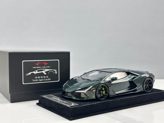 HH Model 1/18 Lamborghini Revuelto Green/Purple Chameleon HH621