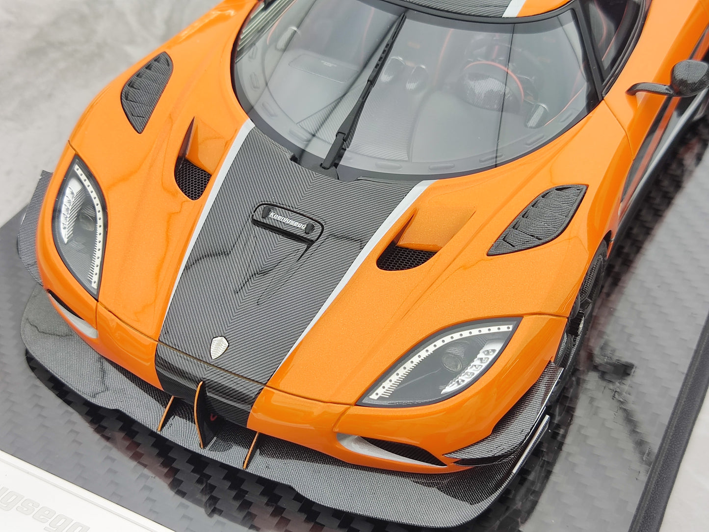 FRONTIART 1/18 Koenigsegg Agera RS One of 1 Orange FA061