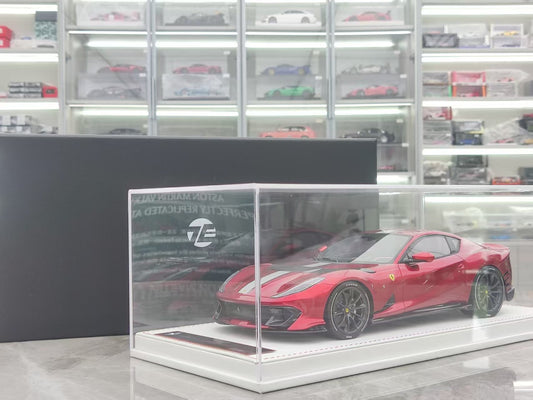 TE 1/18 Ferrari 812 Competizione Metallic Red Collectible Model JS-TE003
