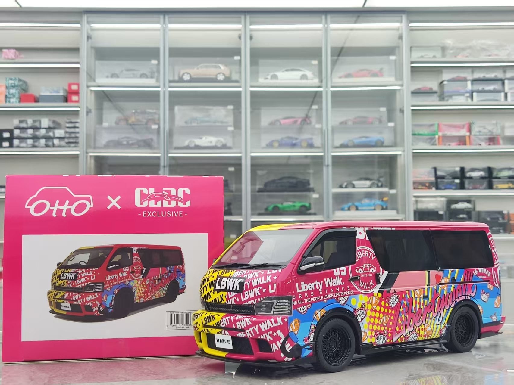 OTTO 1/18 Toyota Hiace LBWK Color Paint OT1320 – Great Eastern