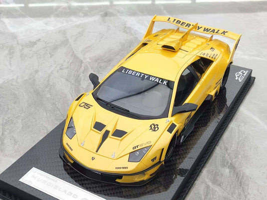 VIP 1/18 Lamborghini Murcielago GT EVO Pearl Yellow Resin Model VIP170