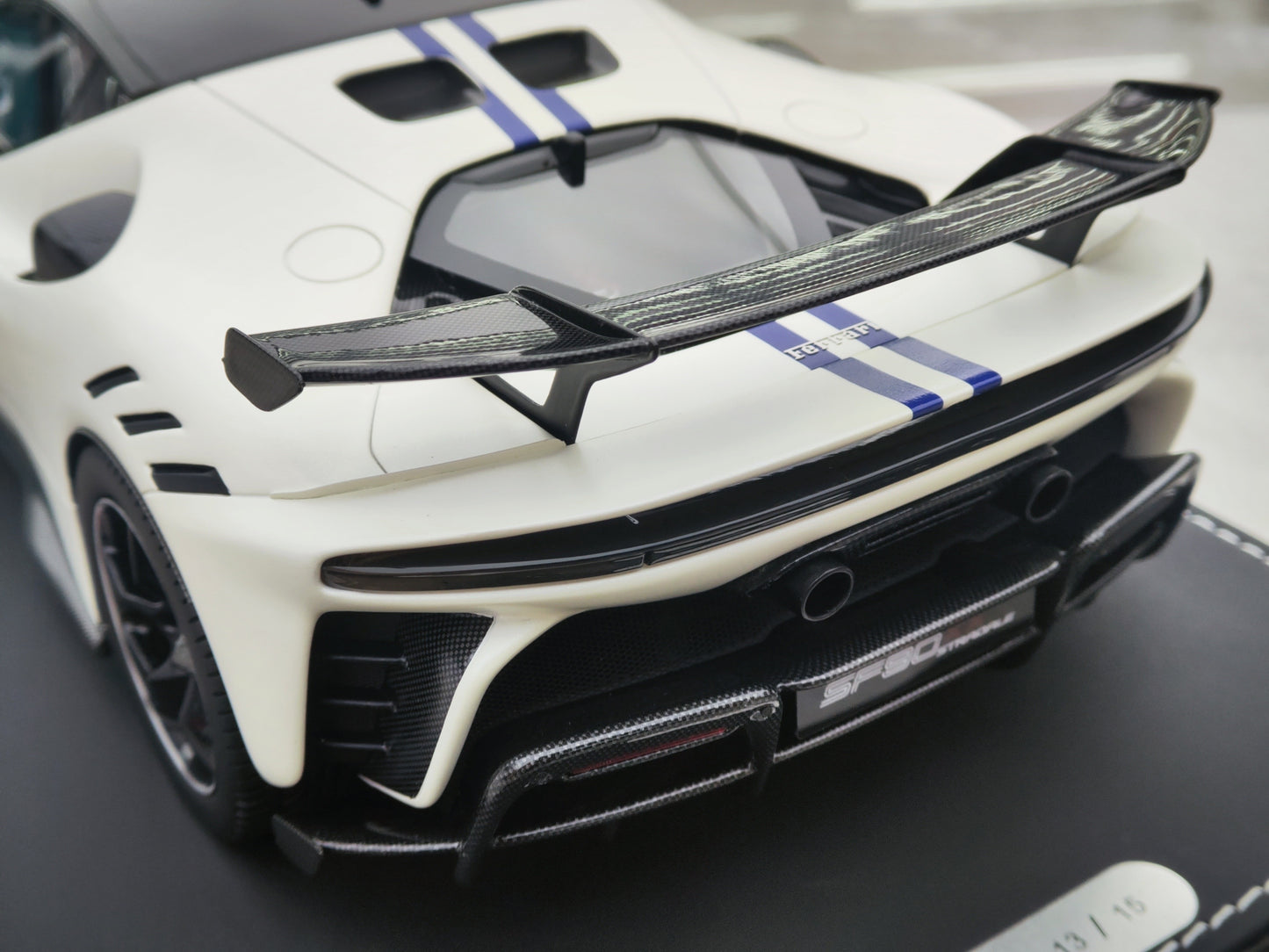 BBR 1/18 Ferrari SF90 XX Stradale White Simulated Car Model P18237P