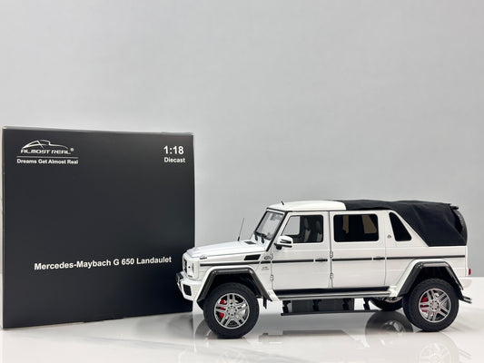 Almost Real 1/18 Mercedes-Benz G 650 Landaulet Blanco Metálico 820213