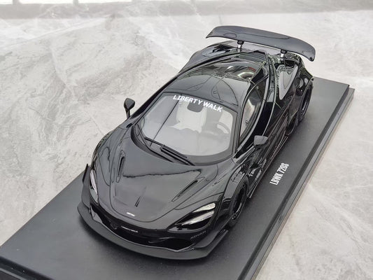 GT Spirit 1/18 McLaren 720S Black Resin Model Car GT516