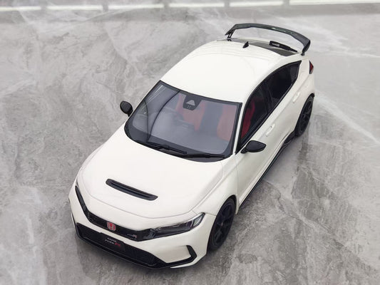 OTTO 1/18 Honda CIVIC TYPE R CHAMPIONSHIP White Resin Model OT1056