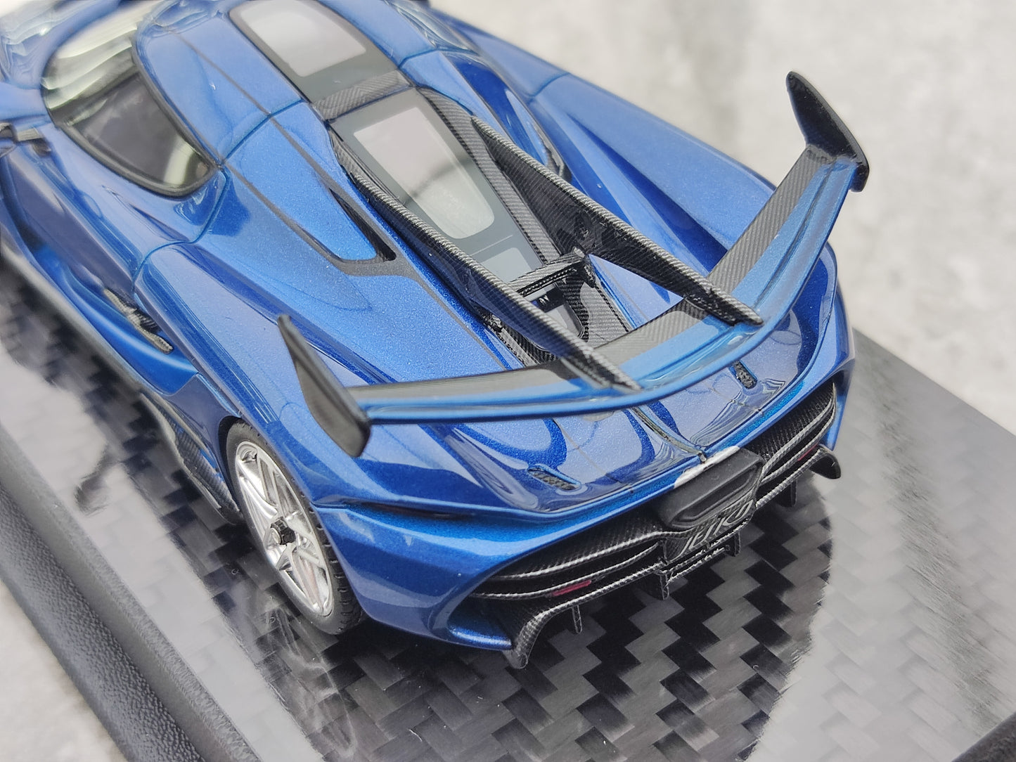 FRONTIART 1/43 Koenigsegg Jesko Gold Ball Blue FA132